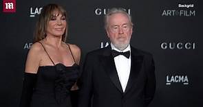 Ridley Scott and wife Giannina Facio at House Of Gucci premiere