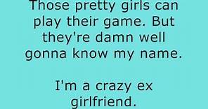 Miranda Lambert- Crazy Ex Girlfriend lyrics
