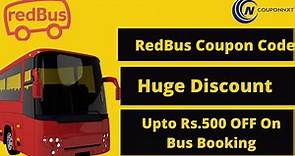 Redbus Coupon Code 2024 | Extra Rs.500 Off Promo Code | Discount Code 2024 | Bus Booking Online