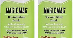 MagicMag® - Anti-Stress Drink | Bebida de Citrato de Magnesio *Sabor Strawberry and Lime (Fresa y Lima)