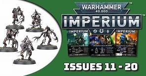 Warhammer 40K - Imperium magazine Issues 11-20 - Review with painted minis