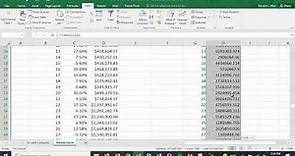 Monte Carlo Simulation in Excel - Retirement Savings