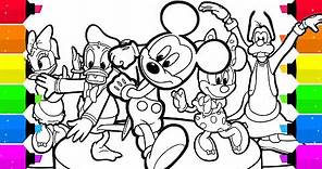 Mickey Mouse Clubhouse Coloring Pages Disney Junior