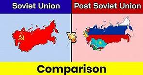 Soviet Union vs Post Soviet Union | Post Soviet Union vs Soviet Union | Comparison | Data Duck