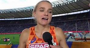 Lisanne de Witte (NED) after the semifinals of the 400m