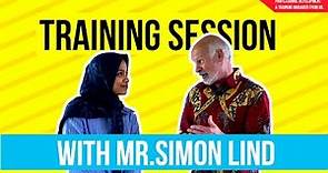 Training from Cambridge with Mr Simon Lind, Professional Development & Training Manager from UK.