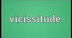 Vicissitude Meaning
