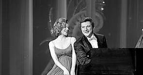 Liberace at The Hollywood Palace Show * with Shani Wallis (1965)