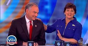 Sen. Tim Kaine, Wife Anne Holton Discuss Their Marriage, Her Support of Teachers