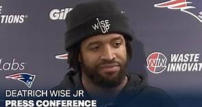 Deatrich Wise Jr.: "We played collectively as a unit." | Patriots Postgame Press Conference