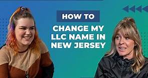 Changing Your LLC Name In New Jersey