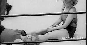 World's Championship Womens Wrestling 1938. Clara Mortensen vs. Rita Martinez.