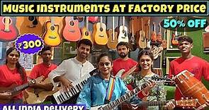 Cheapest Musical Instruments at Wholesale Price ₹300 | Cheapest Guitars, Keyboard, Table, Harmonium