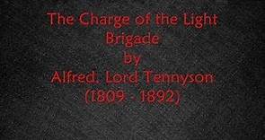 The Charge of the Light Brigade by Tennyson - Half a League