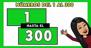 ✅Números del 1 al 300 en letras en español | Spanish Numbers 1 - 300
