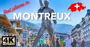 Montreux Switzerland Best Places | Charming town with rock history 4K
