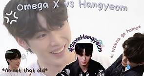 Omega X not letting Hangyeom breathe
