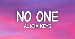 Alicia Keys - No One (Lyrics)