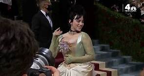 Met Gala: Billie Eilish Shows Off STUNNING Dress on Red Carpet | NBC New York