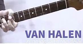 VAN HALEN - Running With The Devil - standard tuning #guitarlesson with #tabs