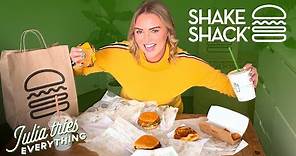 Trying ALL Of The Menu Items At Shake Shack