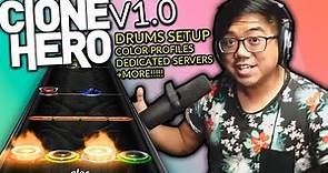 Clone Hero Is Finally Out of Beta! What's New? - Drums Setup/Overview (2022 Tutorial)