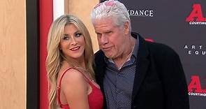 Ron Perlman and wife Allison Dunbar attend the 'AIR' premiere