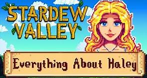 Everything About HALEY in Stardew Valley
