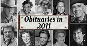 Obituary in 2011: Famous People We Lost In 2011