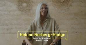 Free Video Lecture | Helena Norberg-Hodge | Tragedy Hits Ladakh | GREAT MINDS
