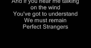 Deep Purple Perfect Strangers Lyrics