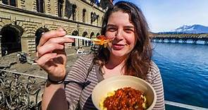 The ULTIMATE SWISS FOOD TOUR In Lucerne Switzerland