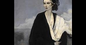 Romaine Brooks (1874-1970)-American Symbolist aesthetic painter who worked mostly in Paris and Capri