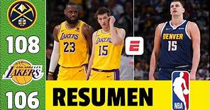 ÉPICO; Lakers y LeBron James, ELIMINADOS por Nuggets de Nikola Jokic y Jamal Murray | NBA