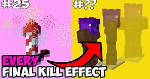 RANKING Every FINAL KILL EFFECT from WORST to BEST (Hypixel Bedwars)