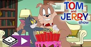 The Tom and Jerry Show | Explosive Birthday Cake | Boomerang UK 🇬🇧