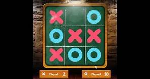 Tic Tac Toe Free Glow - 2 Player Online Multiplayer Board Game iOS Gameplay