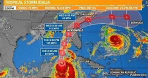 Live update | Hurricane tracker: Tropical Storm Idalia forecast to become major hurricane