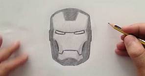 Cómo dibujar el casco de Iron Man