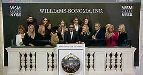 Williams-Sonoma, Inc. (NYSE: WSM) Rings The Opening Bell®