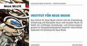 Institut für Neue Musik an der HfMT Köln