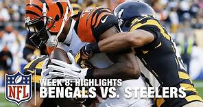 Bengals vs. Steelers | Week 8 Highlights | NFL