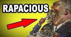 🤑 Learn English Words - RAPACIOUS - Meaning, Vocabulary Lesson with Pictures and Examples