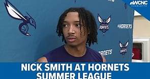 Nick Smith starts practice with the Hornets