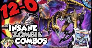 NEW Zombie - 12 WINS in a ROW! Red-Eyes Zombie Dragon Lord is INSANE! [Yu-Gi-Oh! Duel Links]