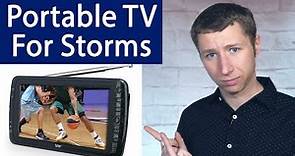A Portable TV Can Save Your Life in a Weather Emergency