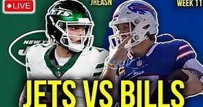 NEW YORK JETS VS BUFFALO BILLS LIVE STREAM NFL WEEK 11 REACTION WATCH PARTY PLAY BY PLAY SCORES