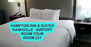 HAMPTON INN &SUITES NASHVILLE TENNESSEE AIRPORT|TRAVEL VLOGGERS|PARK AND FLY|HILTON HOTEL AMENITIES