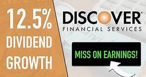 BIG MISS ON EARNINGS? Discover Financial Stock - DFS Stock Analysis