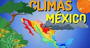 Tipos de CLIMAS en México